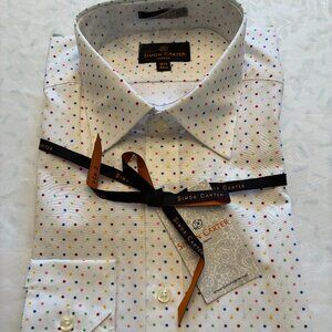SIMON CARTER London. NEW. Men's Shirt. Sz.16.5 (42 cm)